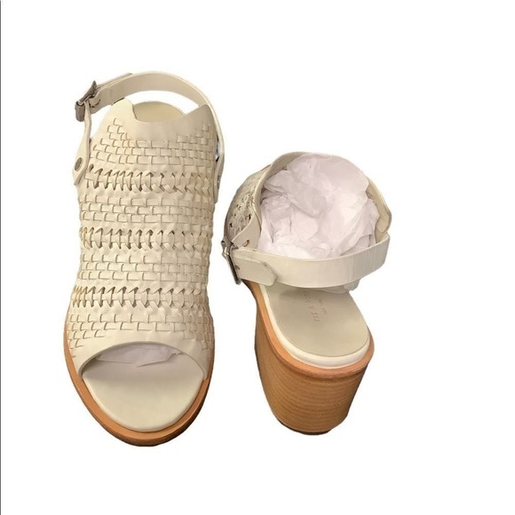 NWT Rag & bone ivory woven leather sandals size 5 - Picture 8 of 13